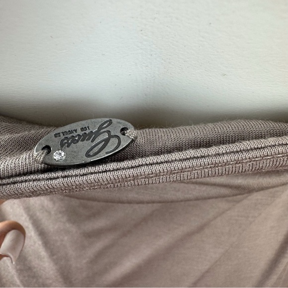 Guess taupe brown halter top women’s blouse summer spring - Picture 6 of 7